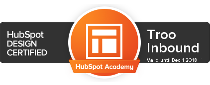 TRooinbound HubSpot design certificate