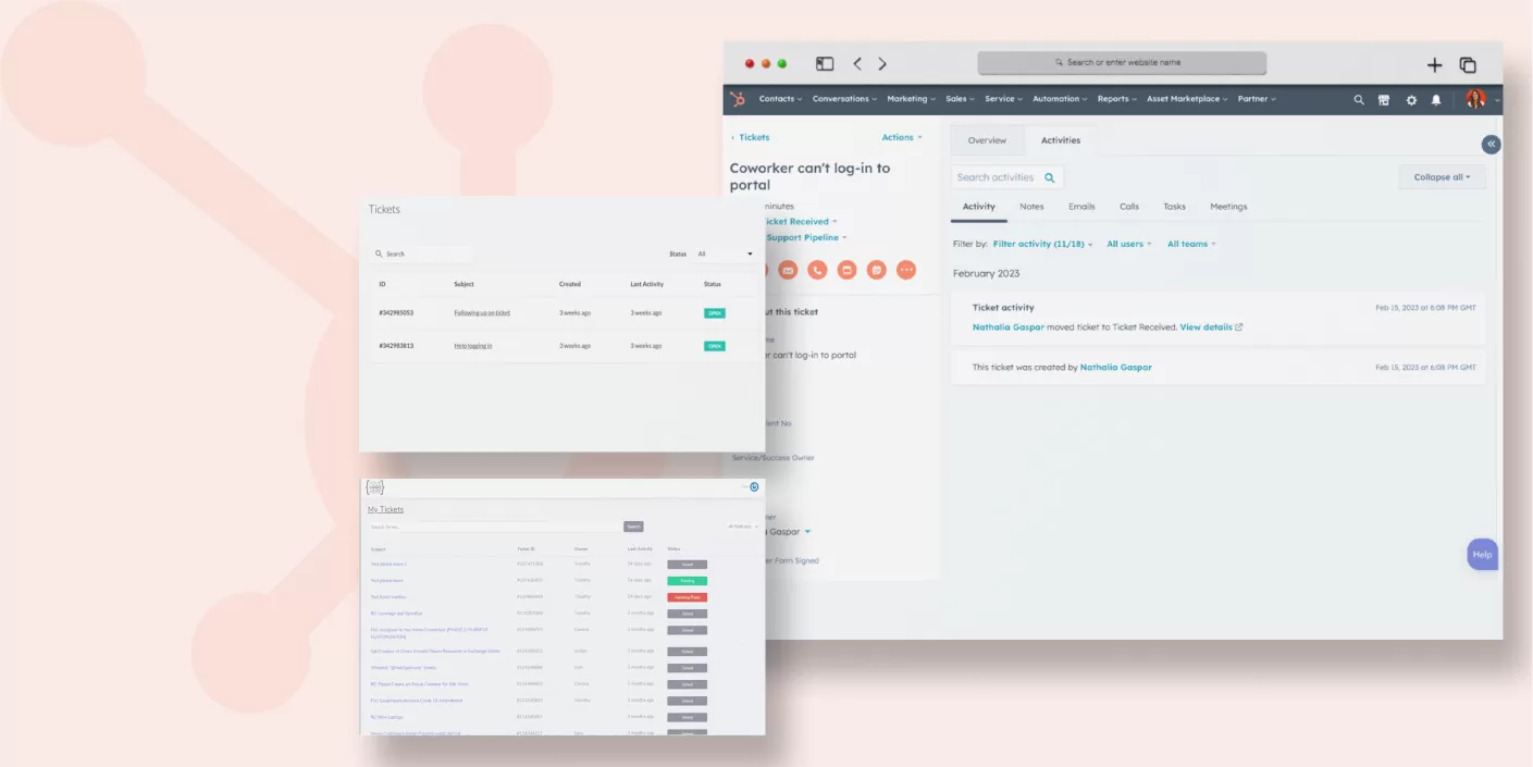 Building a Client Support Ticketing Portal with HubSpot