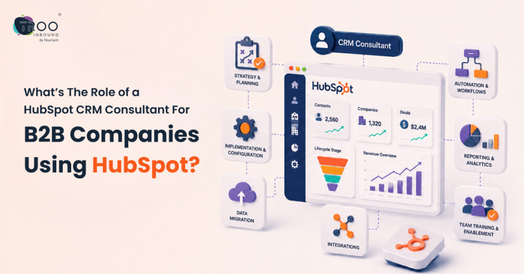 What’s The Role of a HubSpot CRM Consultant For B2B Companies Using HubSpot