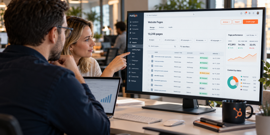 How TenderApp Brought 10,000 Tender Pages Under Control in HubSpot